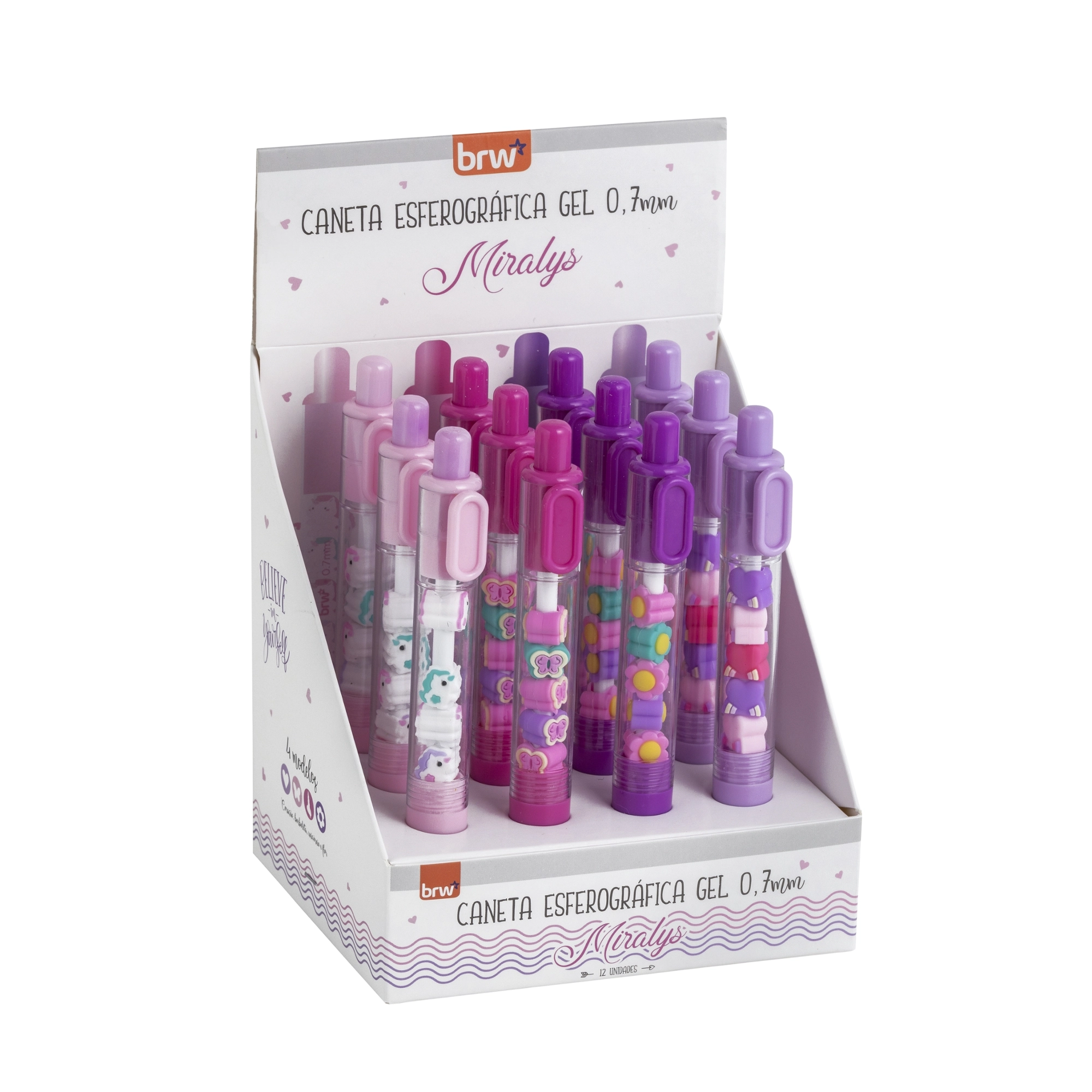Caneta Esferografica Divert Gel Miralys 0.7 Ca0509 Brw