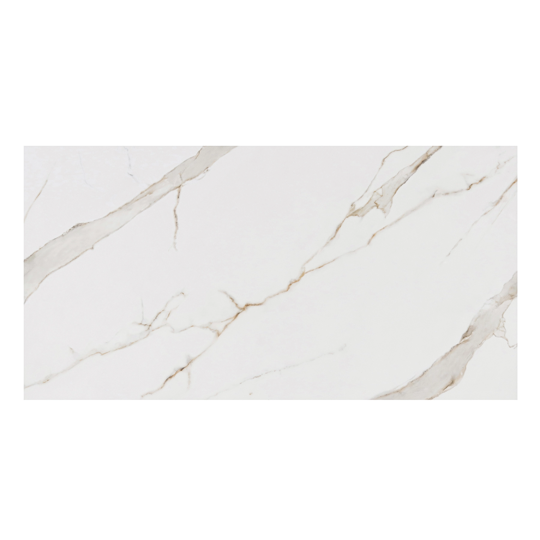 Piso Cerâmico Marmorizado Polido Borda Reta Interno 62x120cm Oro Gold Ceral