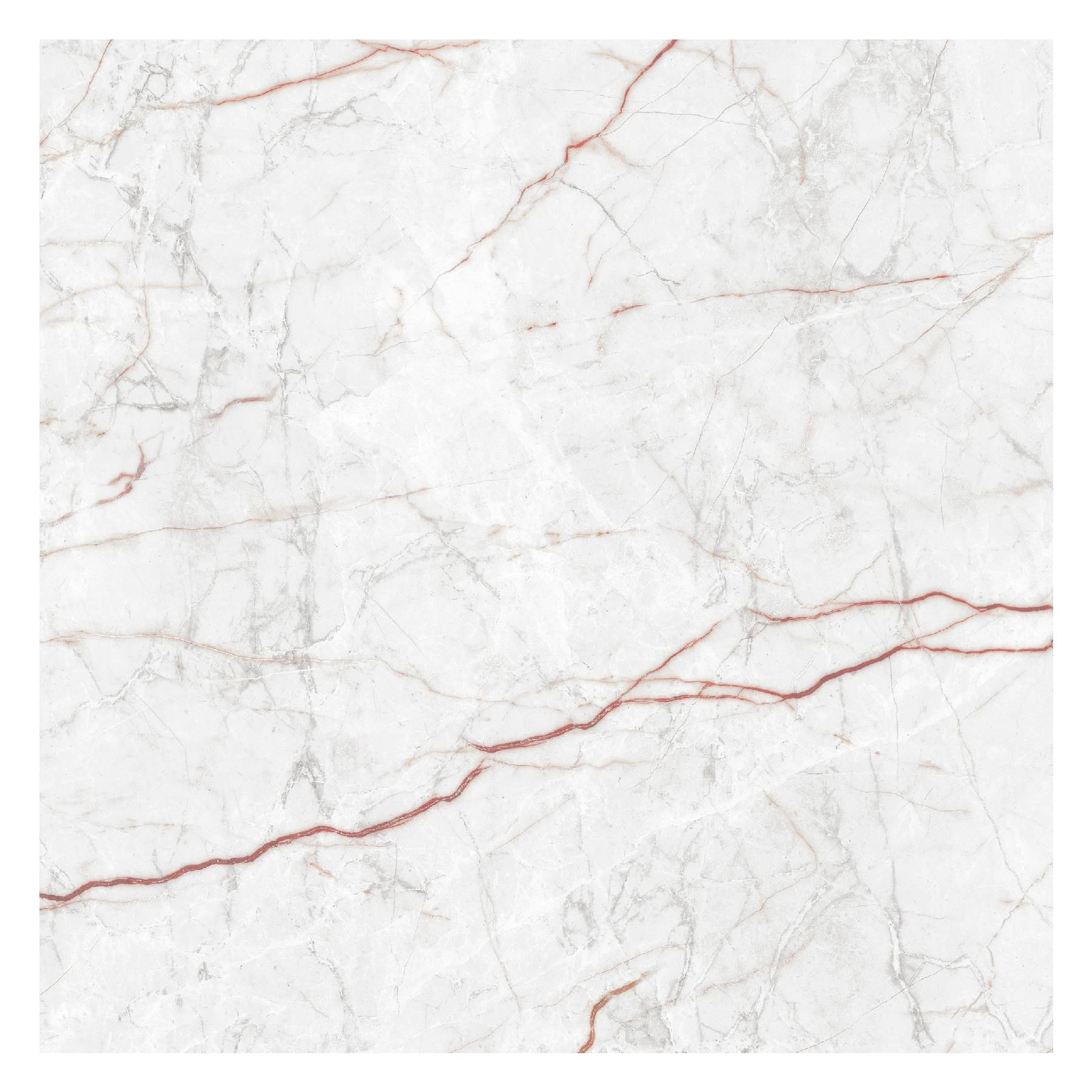 Porcelanato Marmorizado Polido Borda Reta Interno 78,2x78,2cm Rosello Belle
