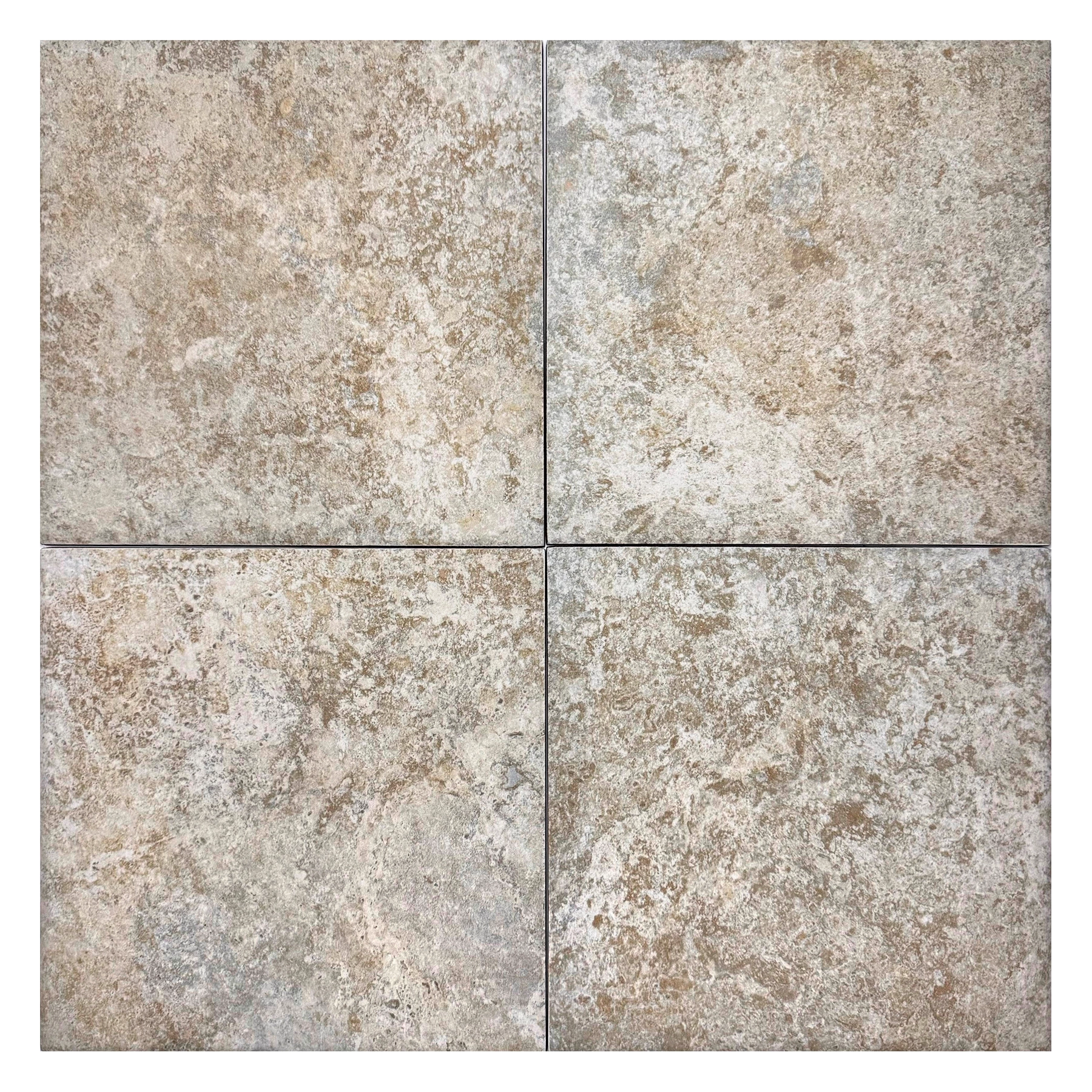 Revestimento para Fachada Relevo Acetinado 20,3x20,3cm Borda Arredondada Stone Grupo Ceral
