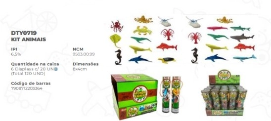 Kit Animais Cx/120