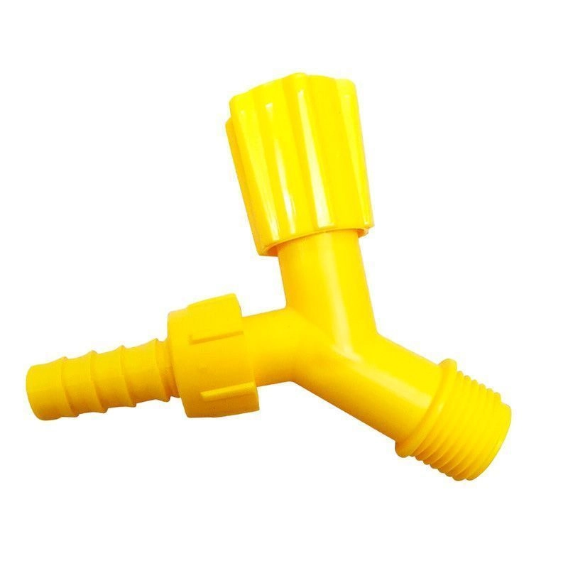 Kit 5 Torneiras Para Tanque E Jardim Bico 3/4 Amarela