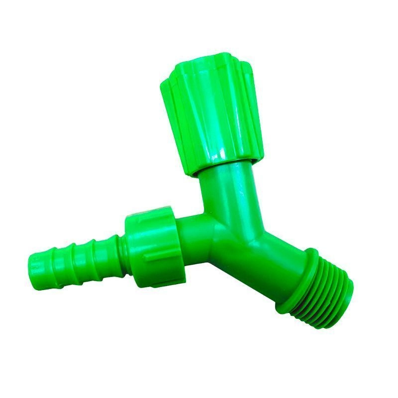 Torneira Para Tanque E Jardim De 1/2 Com Bico 3/4 Verde Neon
