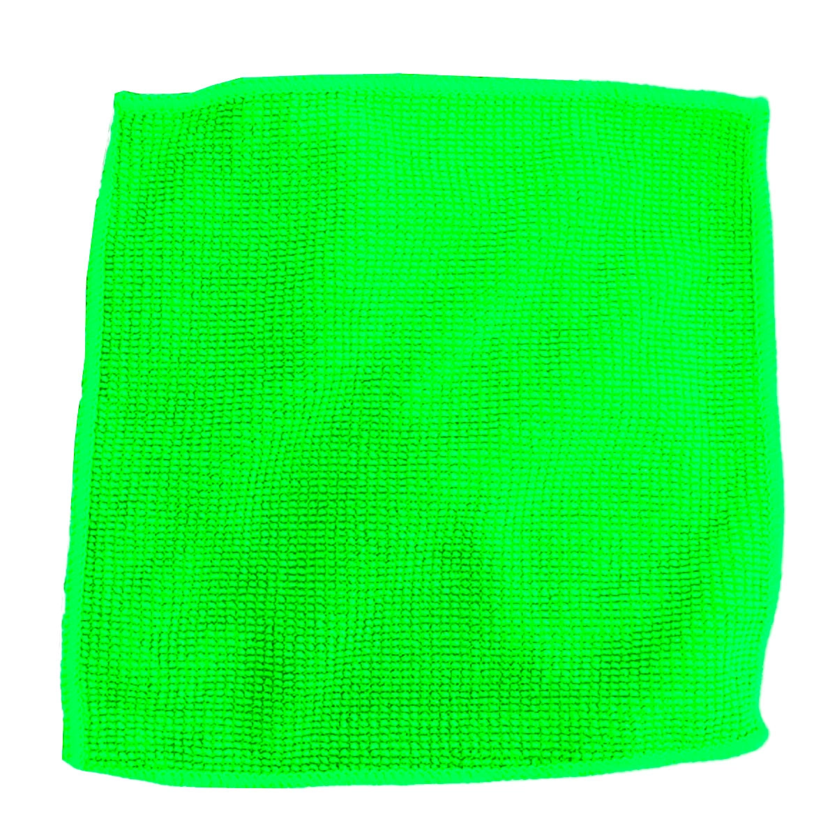 Panos De Microfibra Multiuso 3 Peças Cor Verde Claro 30x30