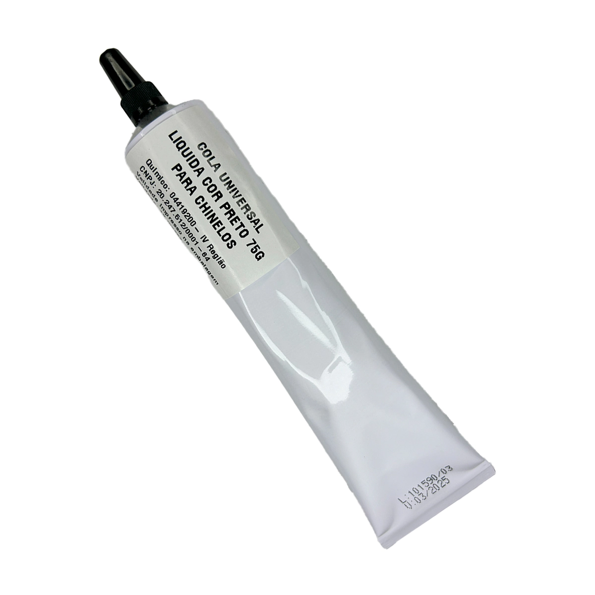 Cola Universal Liquida Cor Preto 75g Para Chinelos