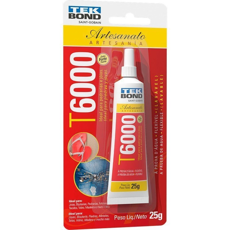 Cola Adesiva Artesanato T6000 25g Tekbond