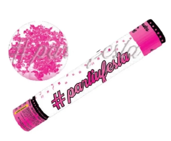 Lanca Confete Eco Pink Laminado 30cm