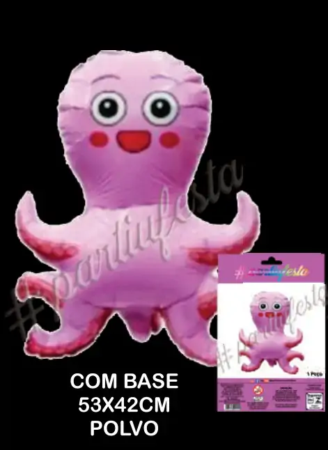 Balao Metal.mini Polvo C/base