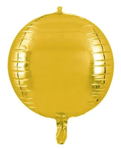 Paf225 Dourado Balao Metalizado Orbita 4d Dourado Com 18