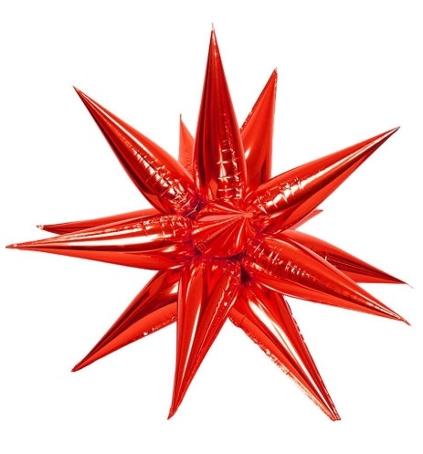 Balao Met Sputnik Vermelho 22pol Partiu Festas