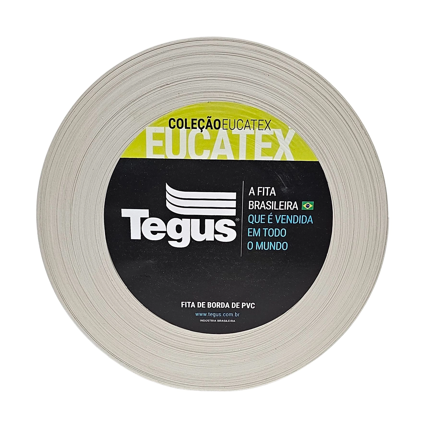 Fita de Borda de Plástico PVC M01 Bege claro 22mm Rolo com 10m Eucatex