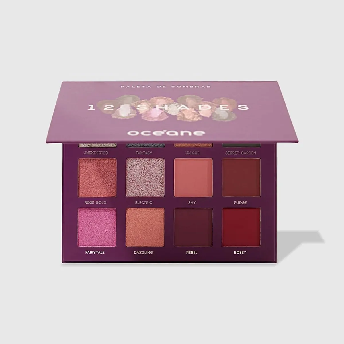 Paleta De Sombras 26,5g 12 Shades Purple Oceane