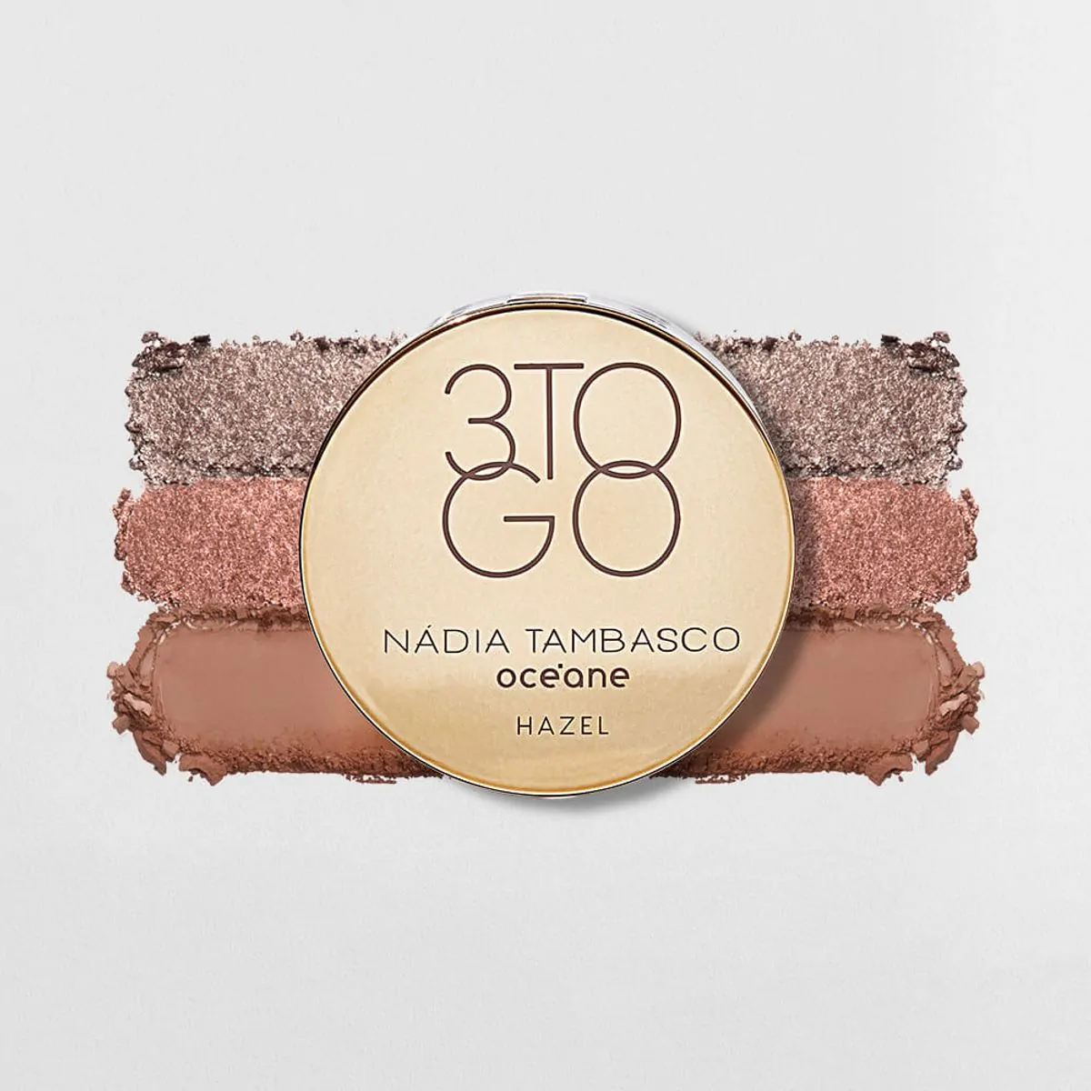 Trio De Sombras 7,8g Nadia Tambasco 3 To Go Pallete Hazel Oceane