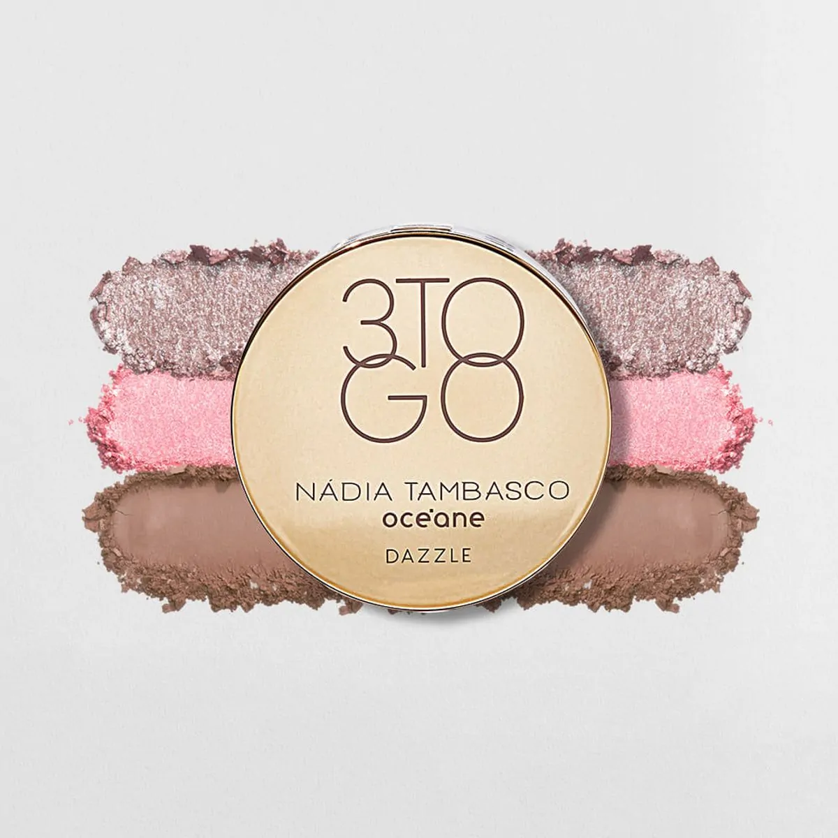 Trio De Sombras 7,8g Nadia Tambasco 3 To Go Pallete Dazzle Oceane