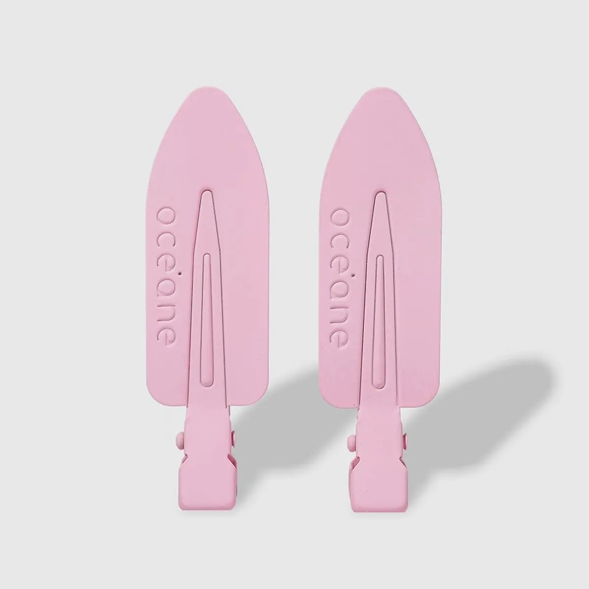 Mini Presilha de Cabelo Rosa - Hair Clip Océane Edition 2un