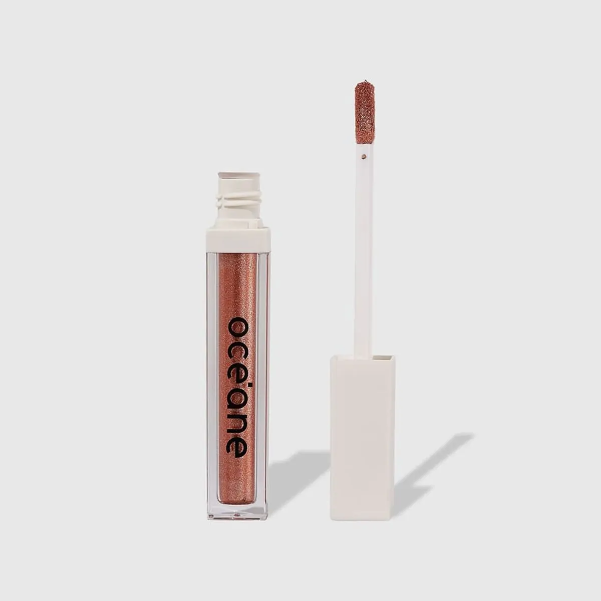 Sombra Líquida Pêssego - Shine & Glow Liquid Eyeshadow Soft Peach Océane Limited 4,2g Não