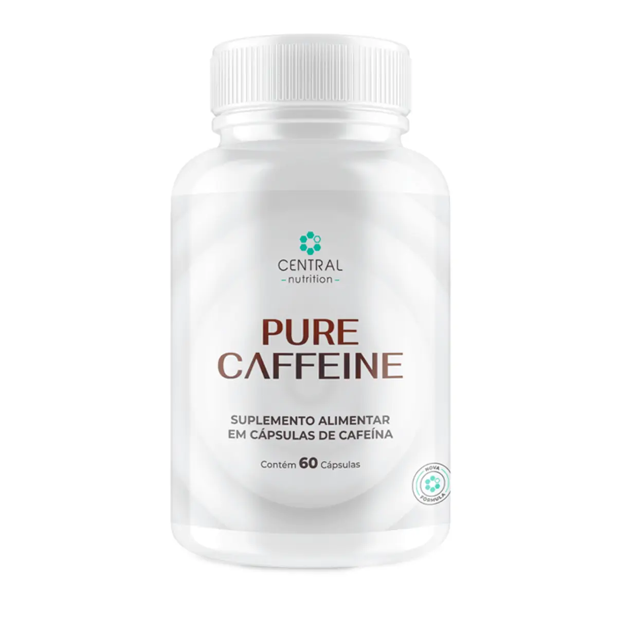 Pure Caffeine 60 Cápsulasn Central Nutrition