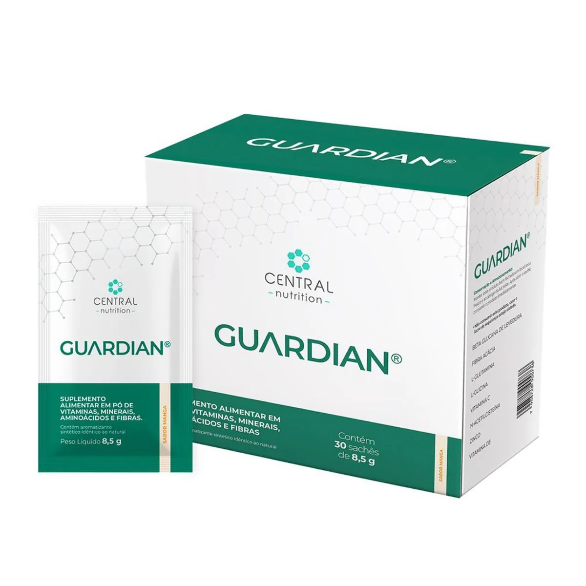Guardian 8,5g - 30 Sachês - Central Nutrition - Manga MANGA