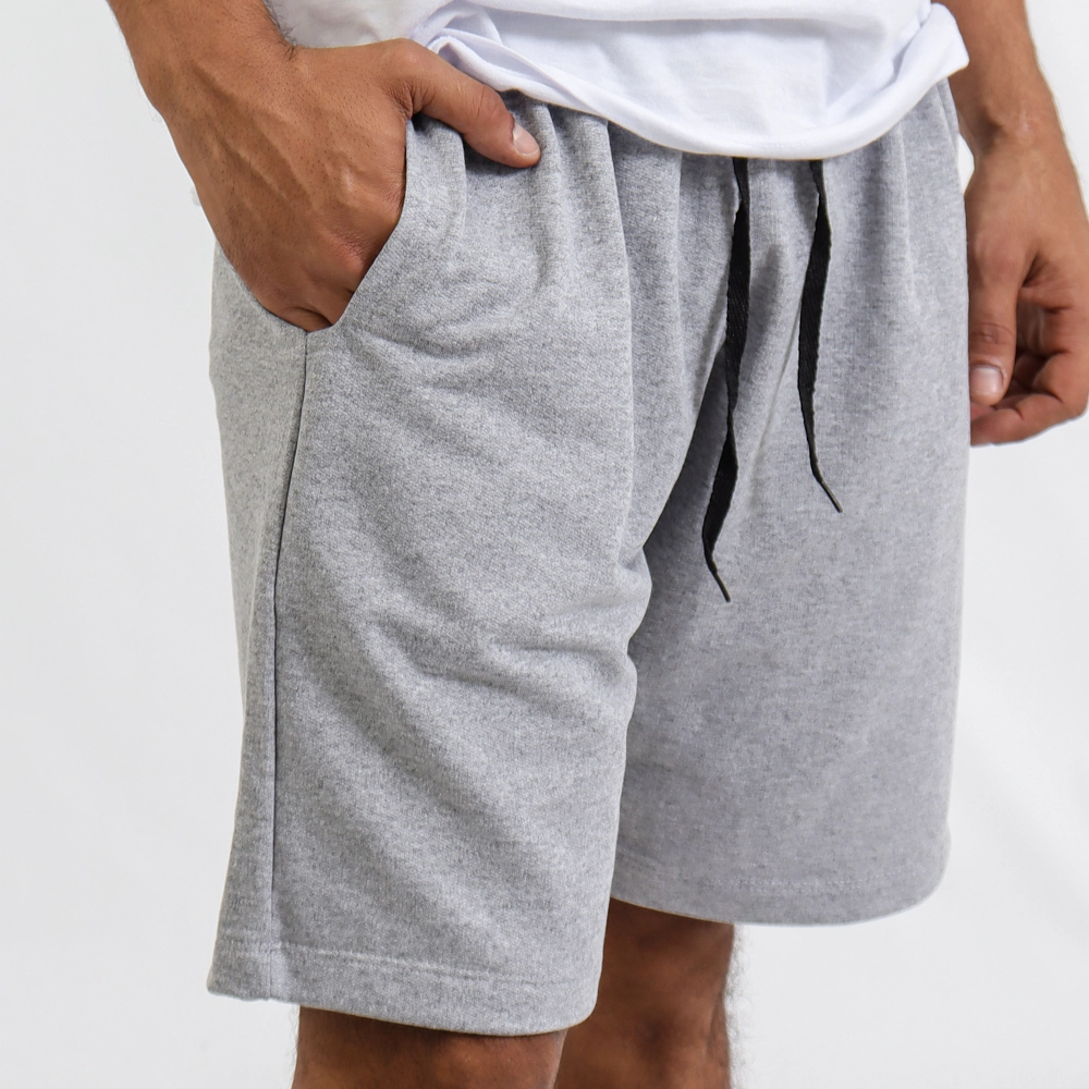Bermuda Masculina Moletom Cor Cinza Tamanho P