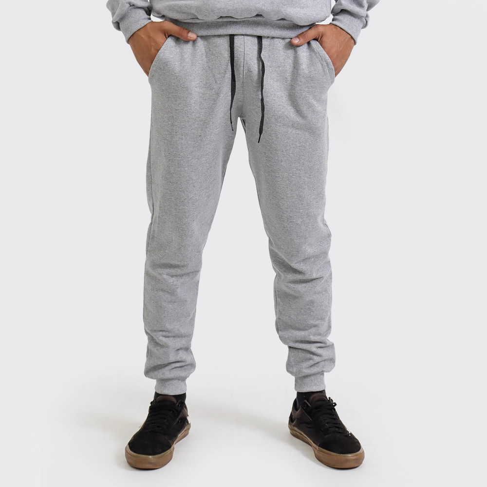 Calça Moletom Masculina Cor Cinza Tamanho Gg