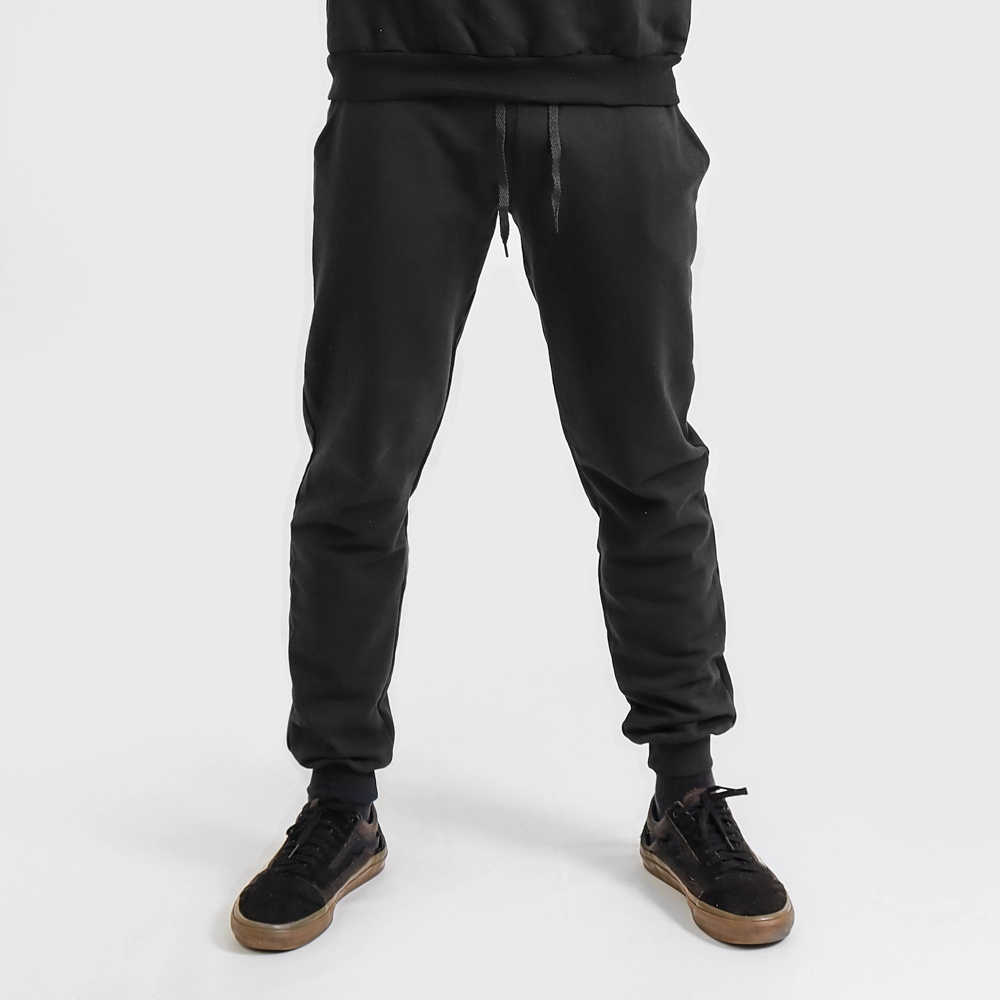 Calça Moletom Masculina Cor Preto Tamanho Gg