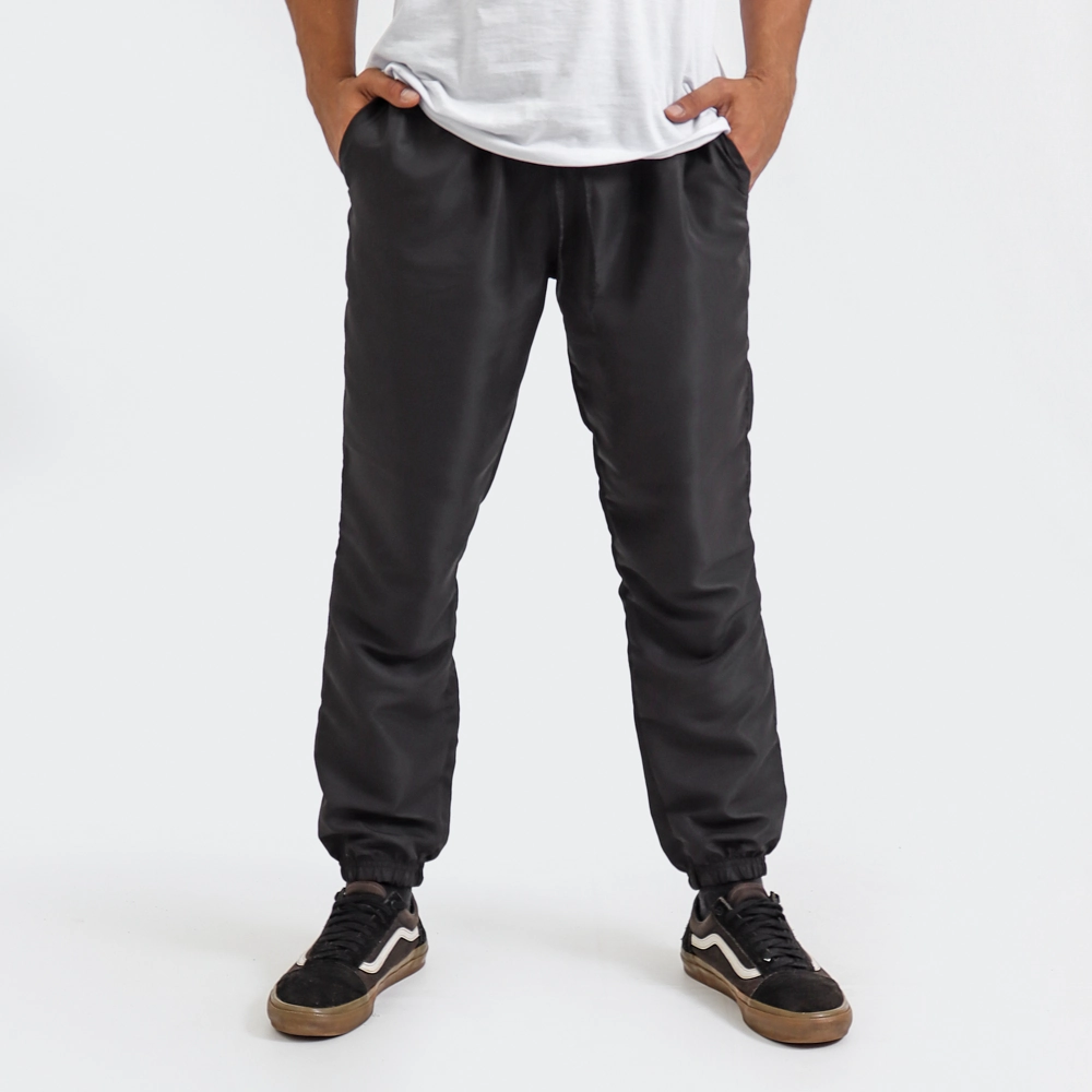 Calça De Tactel Masculina Cor Preta Tamanho G
