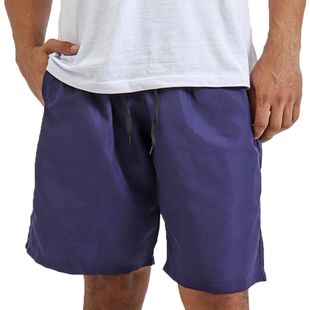 Bermuda Masculina Tactel Básica Cor Azul Tamanho Gg