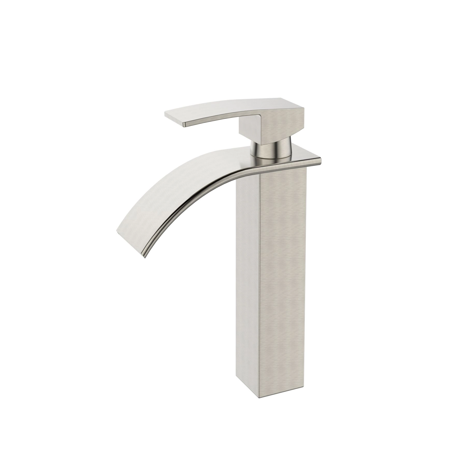 Torneira Monocomando de Pia para Banheiro com Bica Baixa Inox Escovado Econobanho 8552 Jiwi