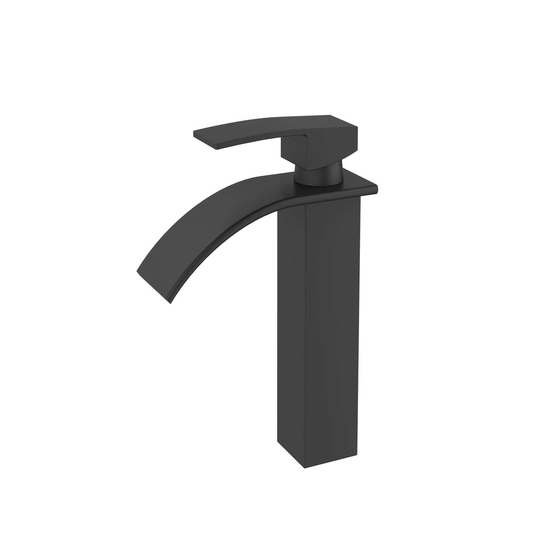 Torneira Monocomando de Pia para Banheiro com Bica Baixa Preto Fosco Econobanho 8552 Jiwi