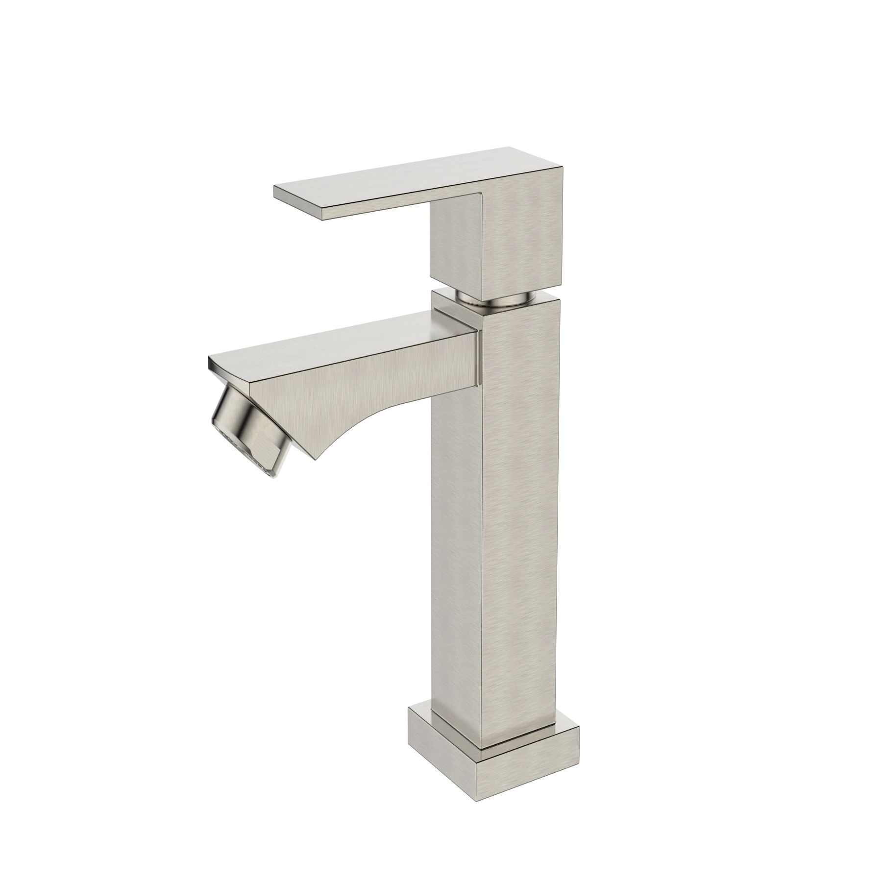 Torneira de Pia para Banheiro com Bica Baixa Inox Escovado Econobanho Jiwi