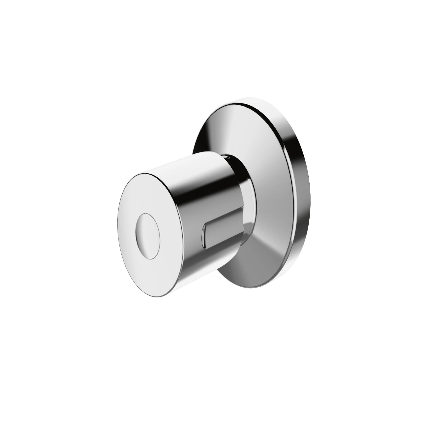 Acabamento para Registro Padrão Deca 1/2" e 3/4" Redondo Cromado Econobanho Jiwi