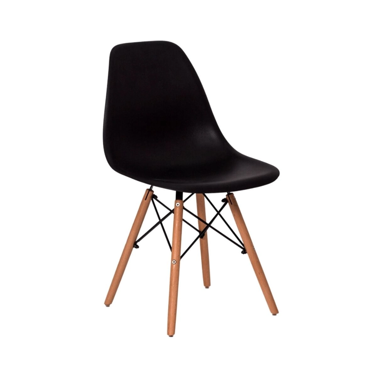 Cadeira Eiffel Saarinen Wood Preto Ofeiffsaarpr01 Oficial