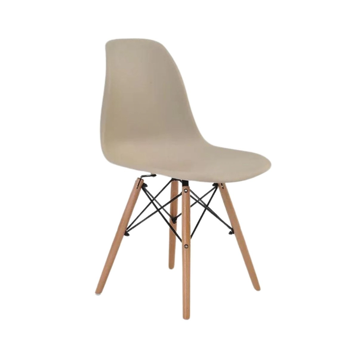Cadeira Eiffel Saarinen Wood Bege Ofeiffsaarnu01 Oficial