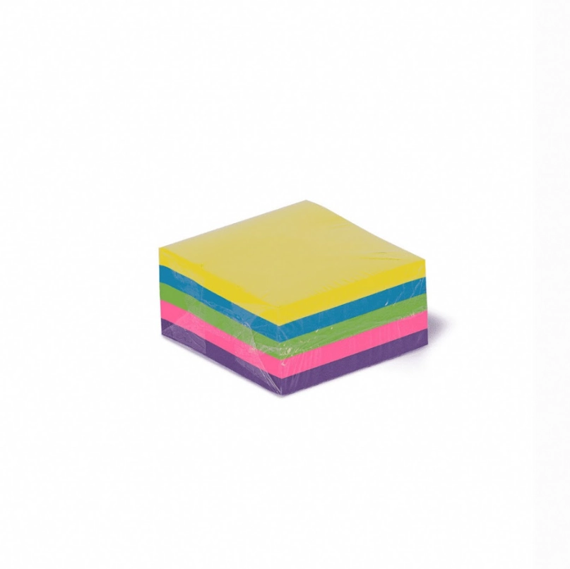 Bloco Recado Auto Adesivo Lyke Neon 76x76mm 400f Pl0089 Zhejiang