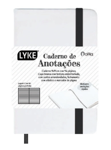 Bloco Anotacao Lyke Pautado Branco 96f Pl0100 Zhejiang
