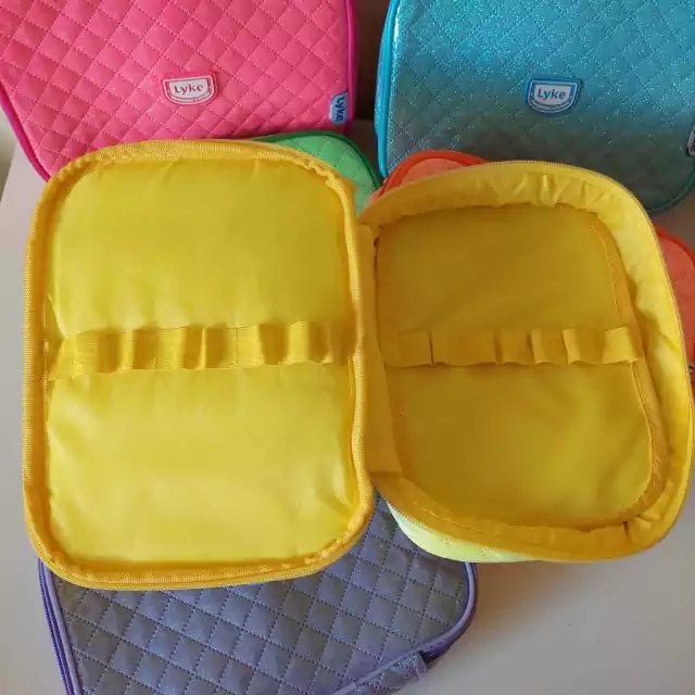Estojo Case Organizacional Neon Glitter Pl0108 Lyke