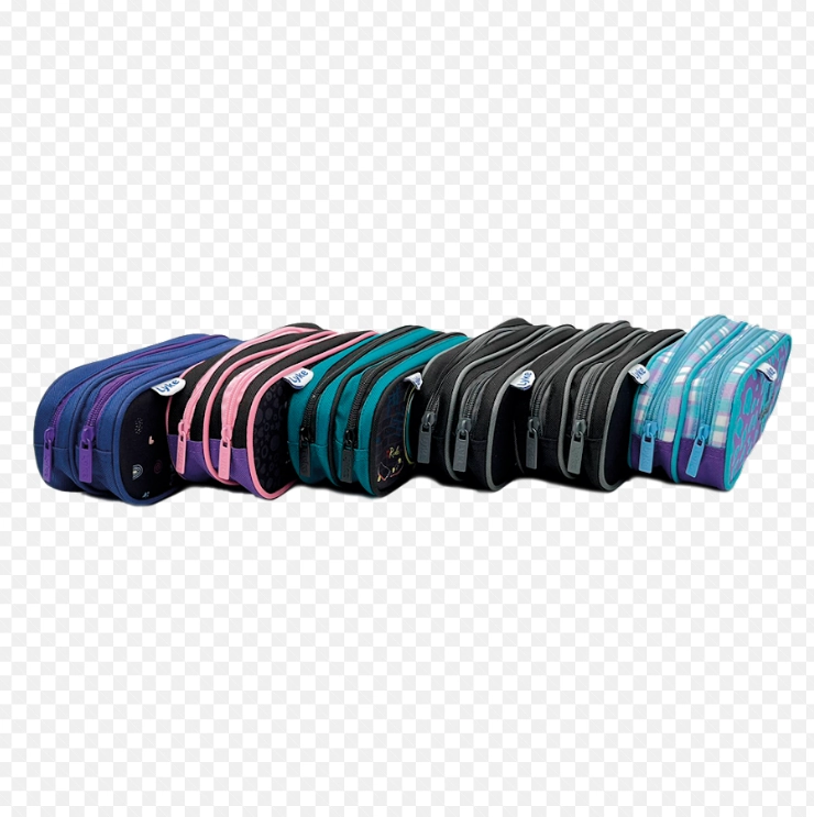Estojo Multiuso Kids Oval 2 Zip Sortido Pl0126 Lyke