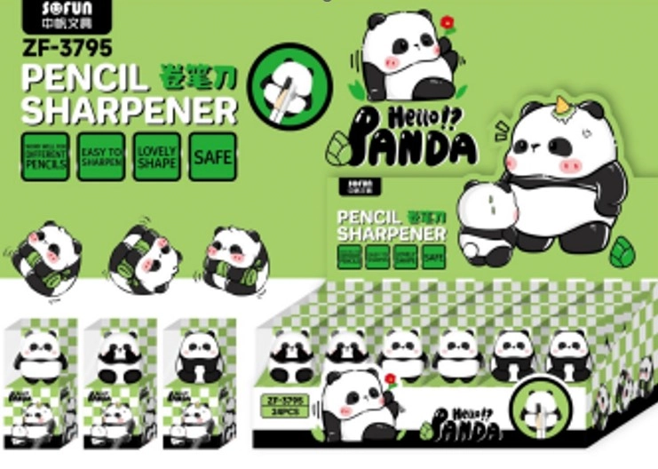 Apontador Sofun Panda Pl0326 Zhejiang New