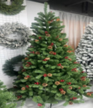 Arvore Natal Pinhas Berrys Pe Metal 444 Galhos 150cm Nt0357 Ningbo Jia
