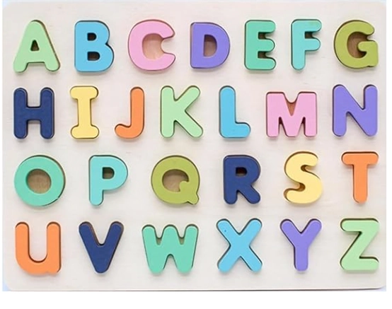 Encaixe Divertido Letras C/pinos Mdf Ref.336.54.99
