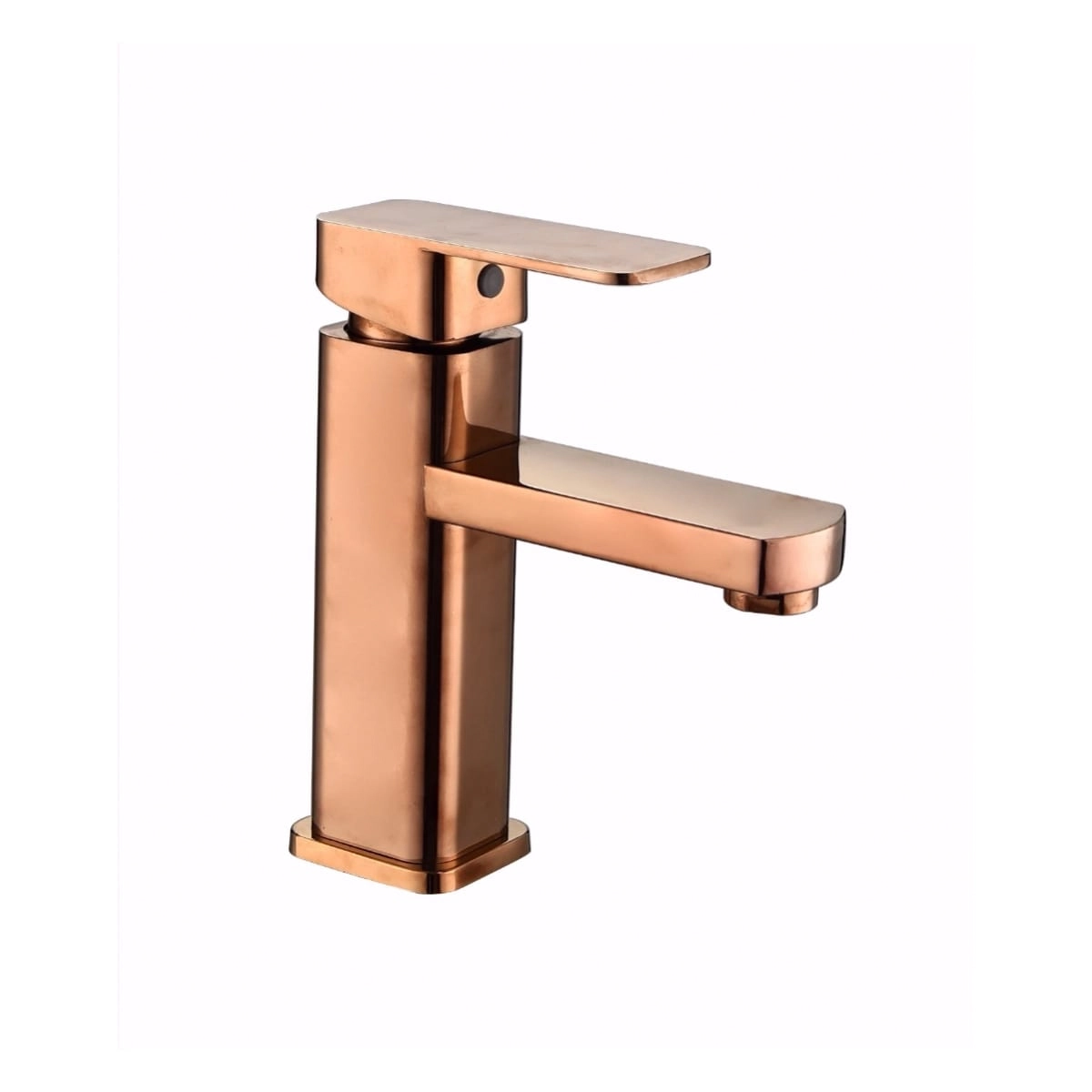 Torneira Monocomando Banheiro Metal Baixa Misturador Rose