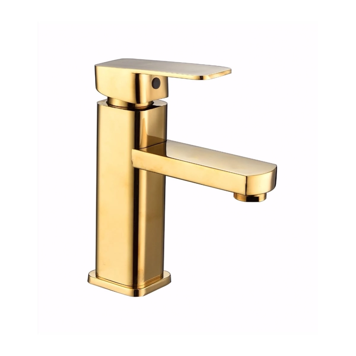 Torneira Monocomando Banheiro Metal Baixa Misturador Dourada