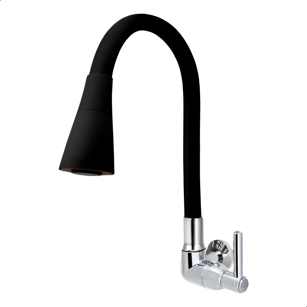 Torneira De Cozinha Cone Preto/preto C-70