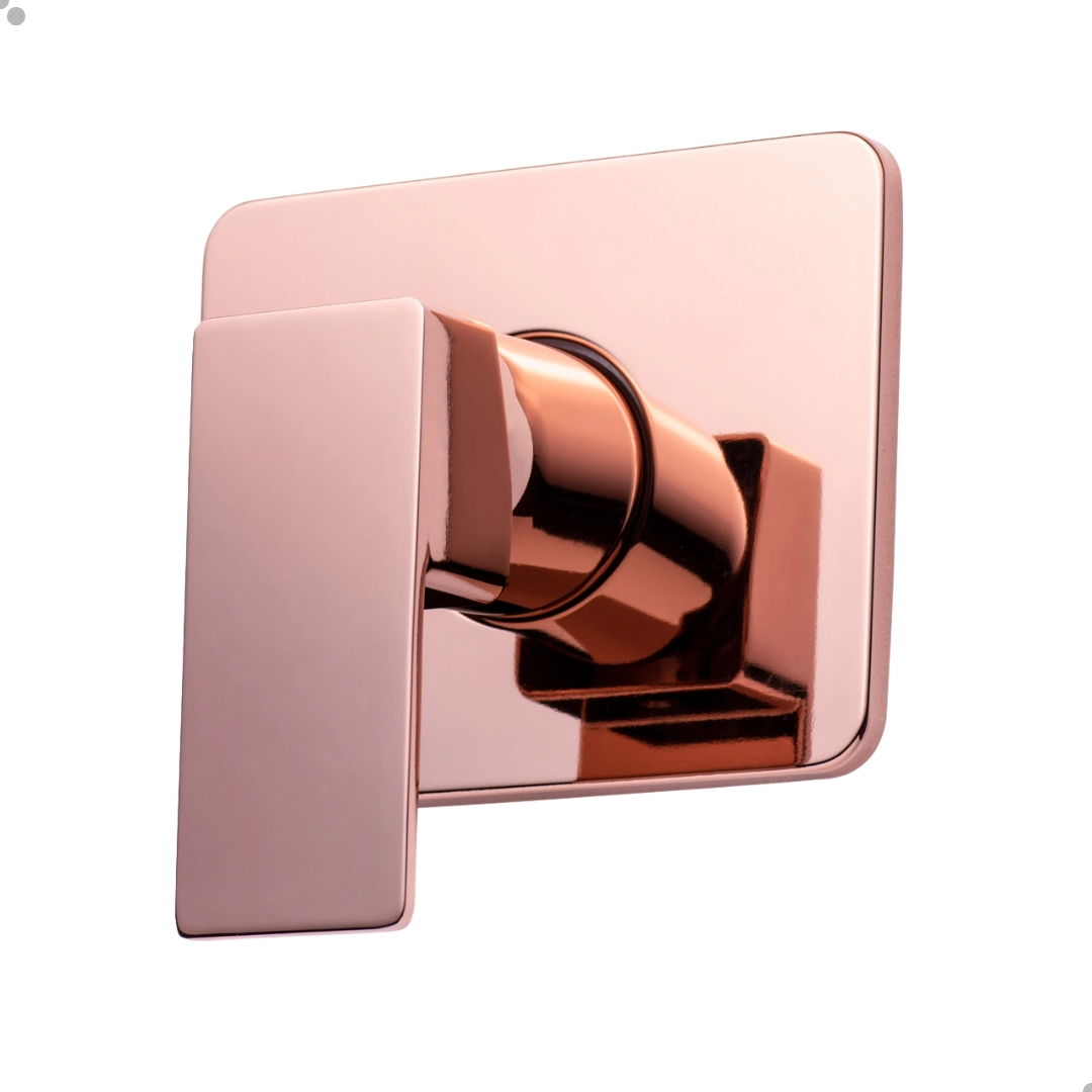Acabamento P/ Registro Monocomando Base Docol Rose Gold