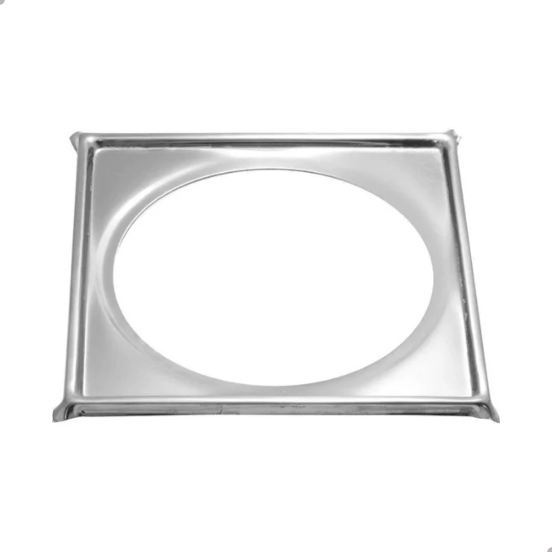 Porta Grelha Para Ralo Aço Inox 15 Cm