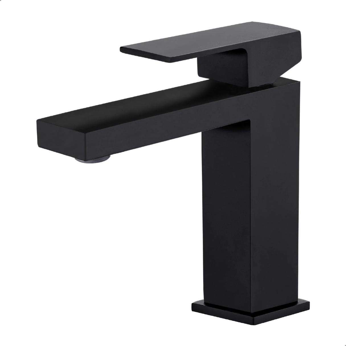 Torneira Monocomando Inox Resistente A Maresia Bica Baixa Preto Fosco
