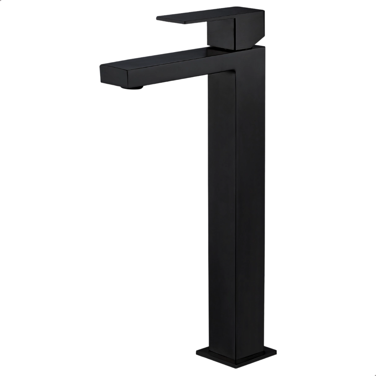 Torneira Monocomando Inox Resistente A Maresia Bica Alta Preto Fosco