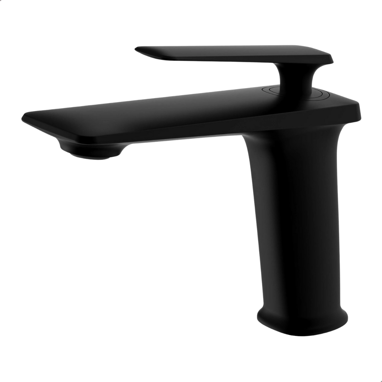 Torneira Monocomando Petra Bica Baixa Lavatório Banheiro Full Black