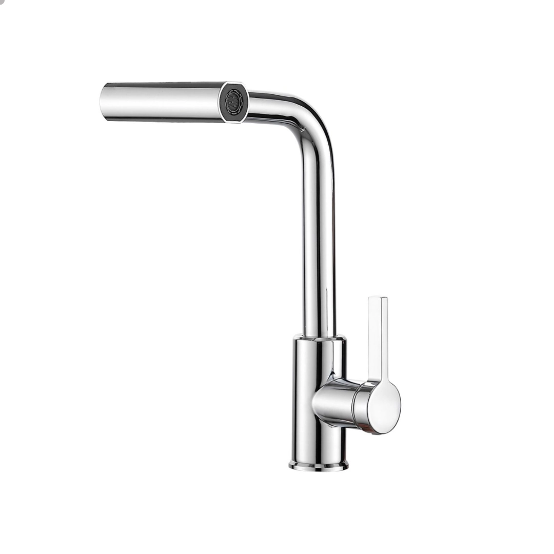 Torneira Monocomando Gourmet Para Cozinha 3 Jatos Cromado