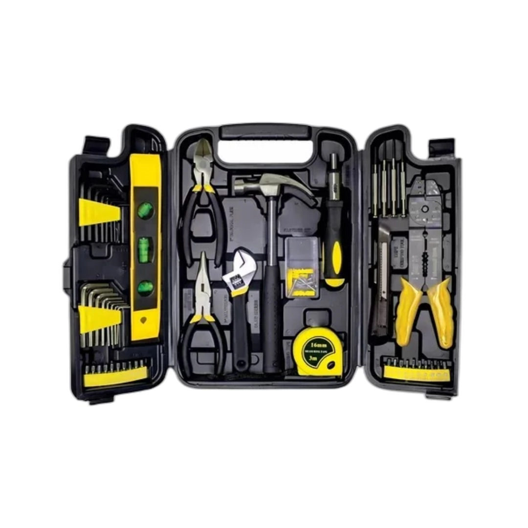 Kit De Ferramentas Maleta C/126 Pcs Uso Profissional Domestico Manutencao Bom-3907 Bomvink